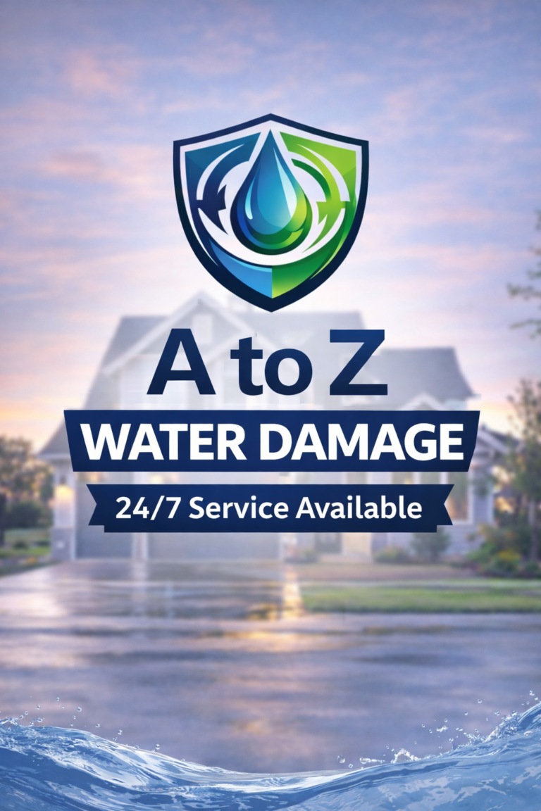 water damage restoation 24/7 service